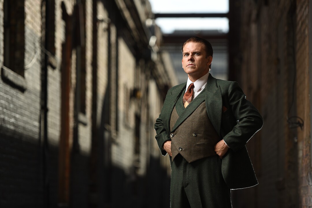 (Francisco Kjolseth | The Salt Lake Tribune)  Robert Creighton, an actor who is the writer, composer and star of "Cagney: The Musical," opening Sept. 20 at the Pioneer Theatre, where it is being groomed for a possible run on Broadway.