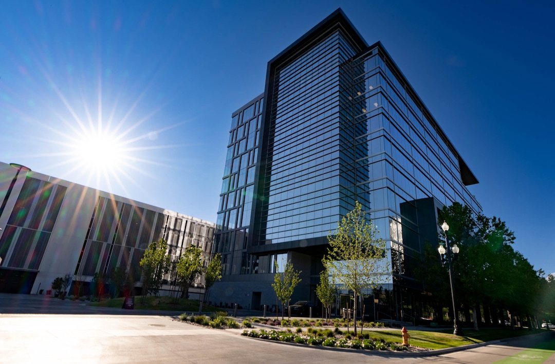 (Francisco Kjolseth | The Salt Lake Tribune) A first look inside the newly opened office tower at 650 Main Street in Salt Lake City on Tuesday, May 24, 2022.