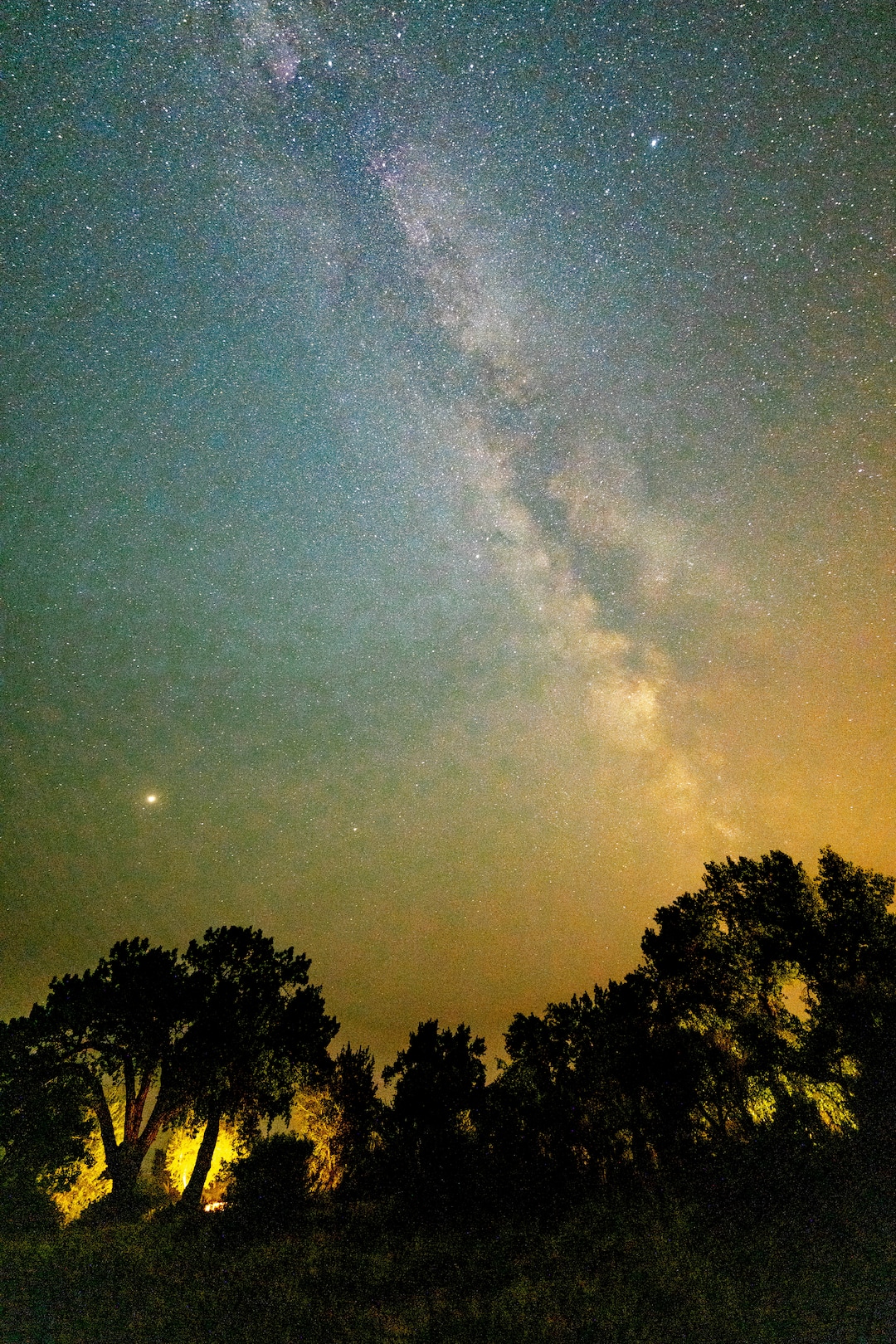 (Francisco Kjolseth | The Salt Lake Tribune) The Milky Way is partially obscured by heavy smoke, pushed in by the California and Oregon fires as as seen on Sunday, Aug. 8, 2019 at Dinosaur National Monument.