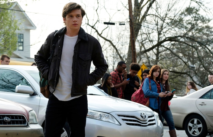 This image released by Twentieth Century Fox shows Nick Robinson in "Love, Simon." (Ben Rothstein/Twentieth Century Fox via AP)