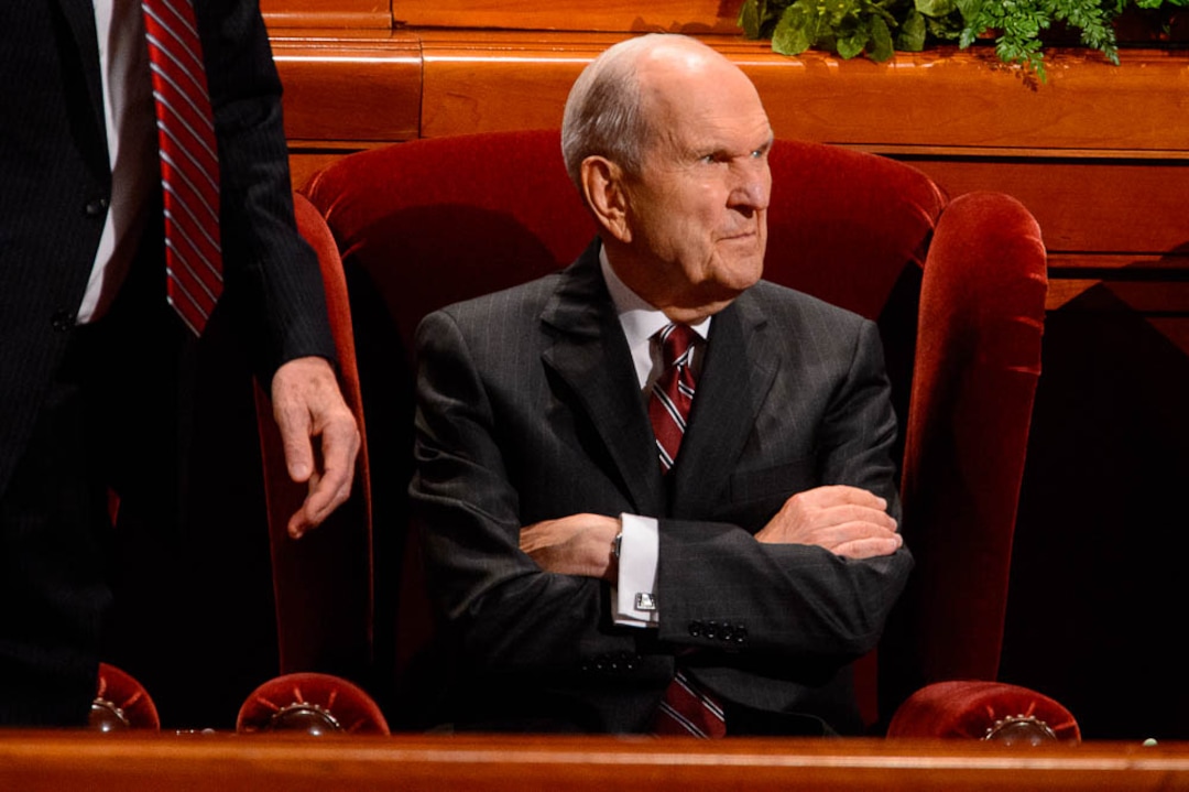 (Trent Nelson | The Salt Lake Tribune)  President Russell M. Nelson at the General Conference of The Church of Jesus Christ of Latter-day Saints in Salt Lake City, Saturday Oct. 6, 2018.