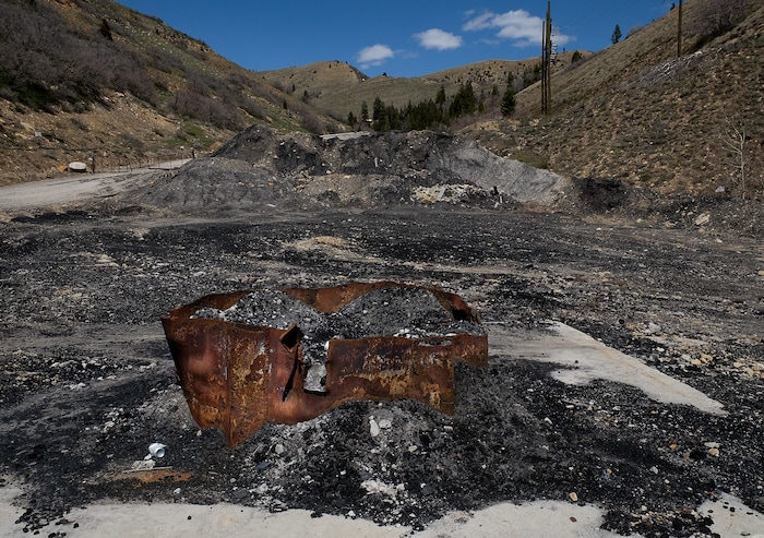 Francisco Kjolseth  |  The Salt Lake Tribune
The owners of the Horizon Mine, a shuttered underground coal operation 10 miles west of Helper, have walked away from mine without reclaiming the site which poses a continuing threat to Gordon Creek. Utah regulators reached a deal with America West Resources to accept a Salt Lake City condominium to satisfy the company's financial obligation for the clean up.