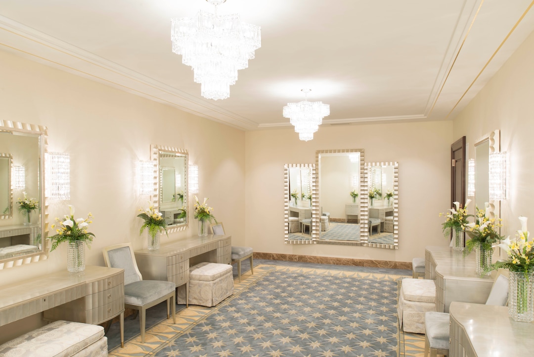 (photo courtesy LDS Church) The bride's room in the Jordan River Utah Temple.