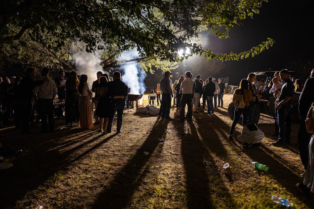 (Trent Nelson  |  The Salt Lake Tribune)Following two funerals in a single day, people gather for food and a feeling of community in La Mora, Sonora on Thursday Nov. 7, 2019.