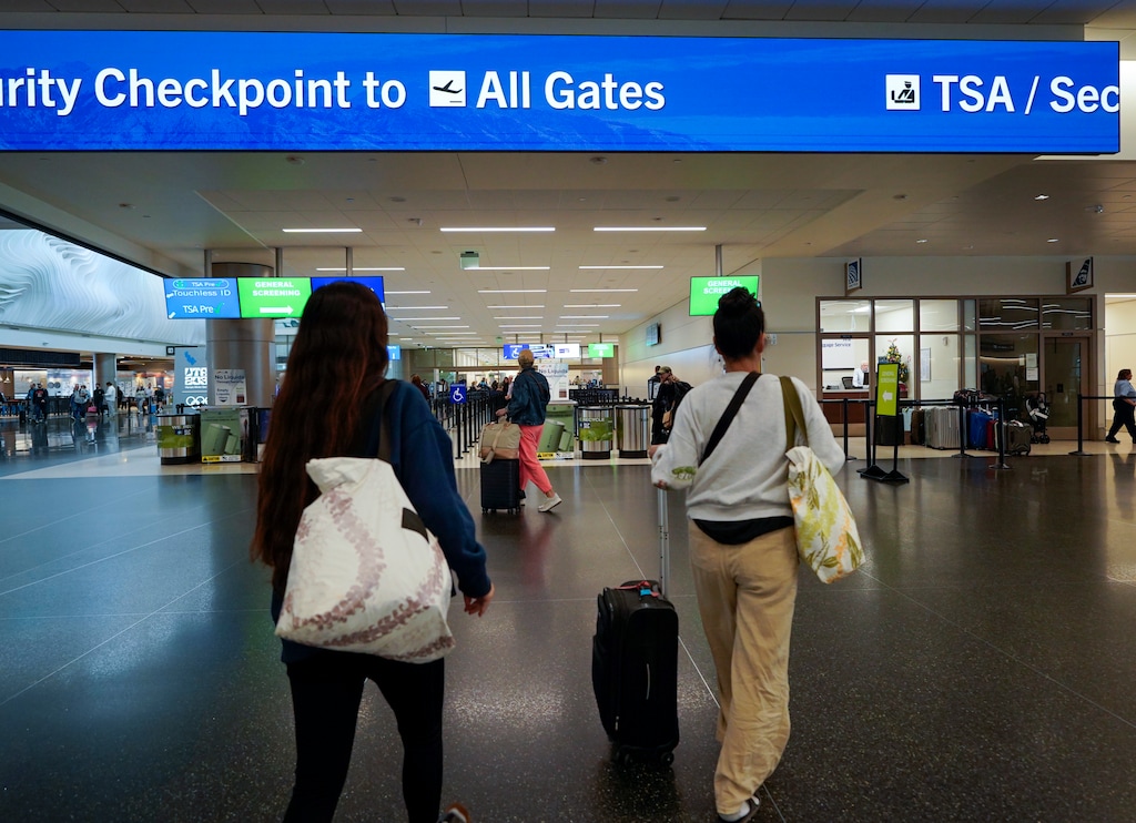 (Chris Samuels | The Salt Lake Tribune) Passengers enter security screening at Salt Lake City International Airport on March 23. Starting this week, alt Lake City International Airport is one of 14 U.S. airports chosen for the Transportation Security Administration’s new “Gateside by TSA PreCheck” program.