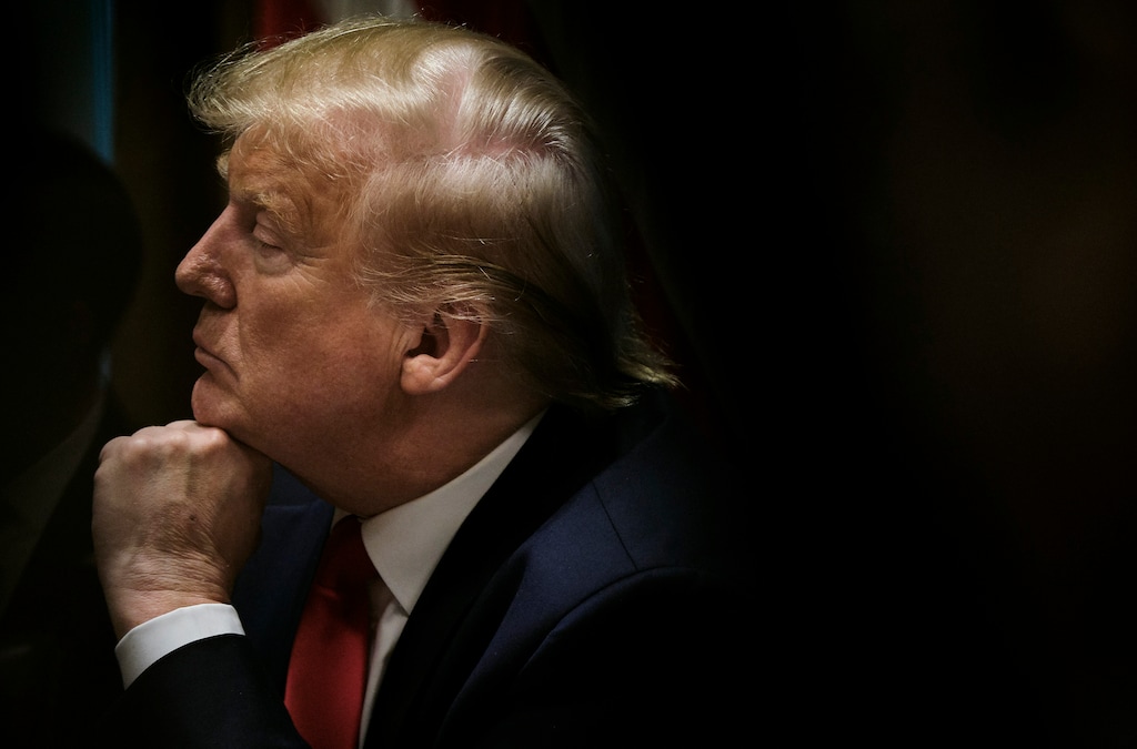 (T.J. Kirkpatrick | The New York Times file photo) President Donald Trump during a roundtable discussion at the White House in Washington, Nov. 22, 2019. The Supreme Court on Nov. 25 temporarily blocked an appeals court ruling that required Trump’s accounting firm to turn over financial records to a House committee.