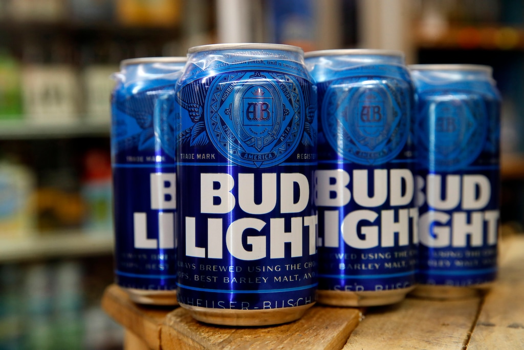 (Jacquelyn Martin | AP) Cans of Bud Light are shown in 2019. The Babylon Bee recently poked fun at members of The Church of Jesus Christ of Latter-day Saints with a satirical article about the current boycott facing the beer brand.