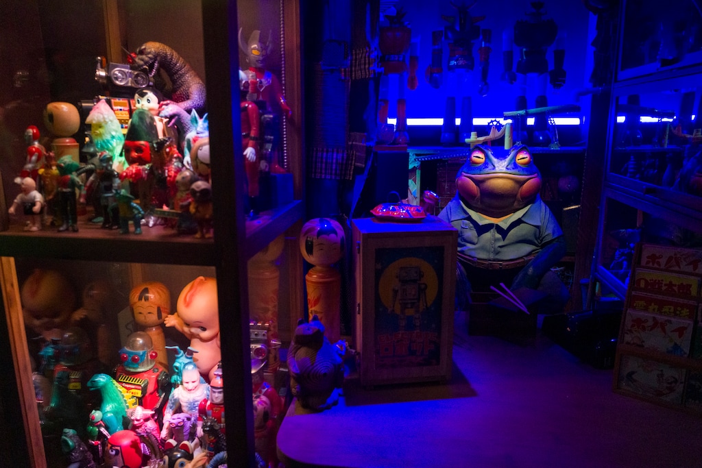 (Bethany Baker | The Salt Lake Tribune) Japanese-themed decorations fill Himitsu Station, a new immersive escape experience in Salt Lake City on Friday, Nov. 21, 2025.