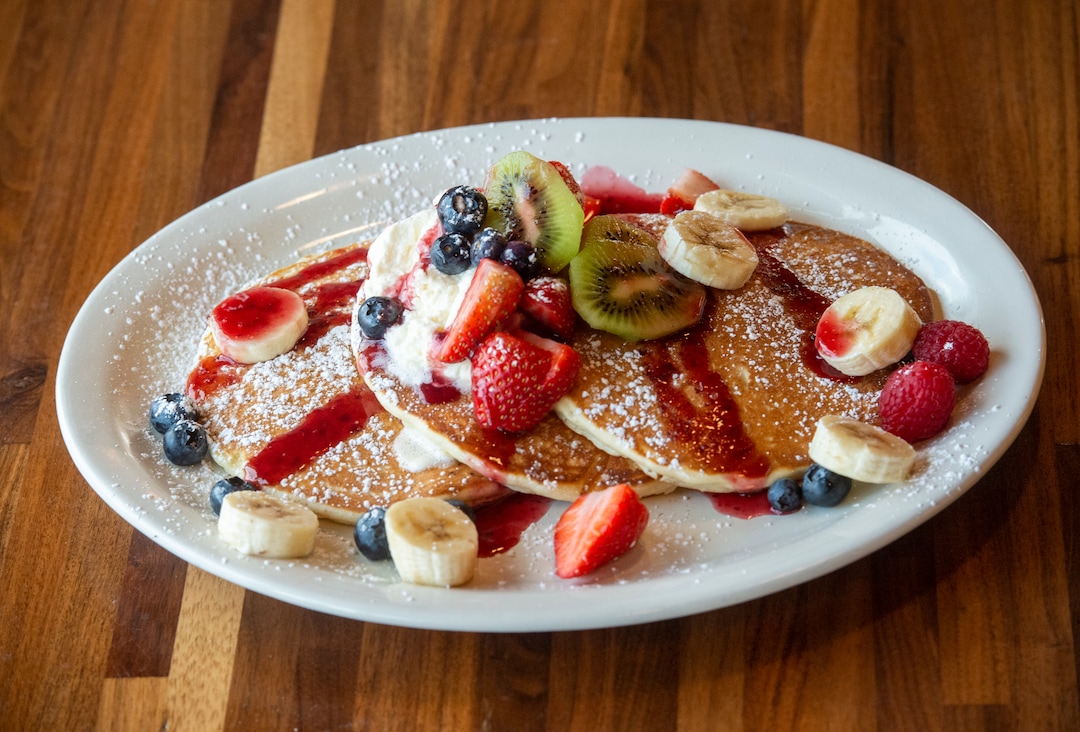 (Rick Egan  |  The Salt Lake Tribune)    Pancakes at Tru Religion Pancake & Steakhouse, which opened recently in Orem, Friday, Dec. 28, 2018.