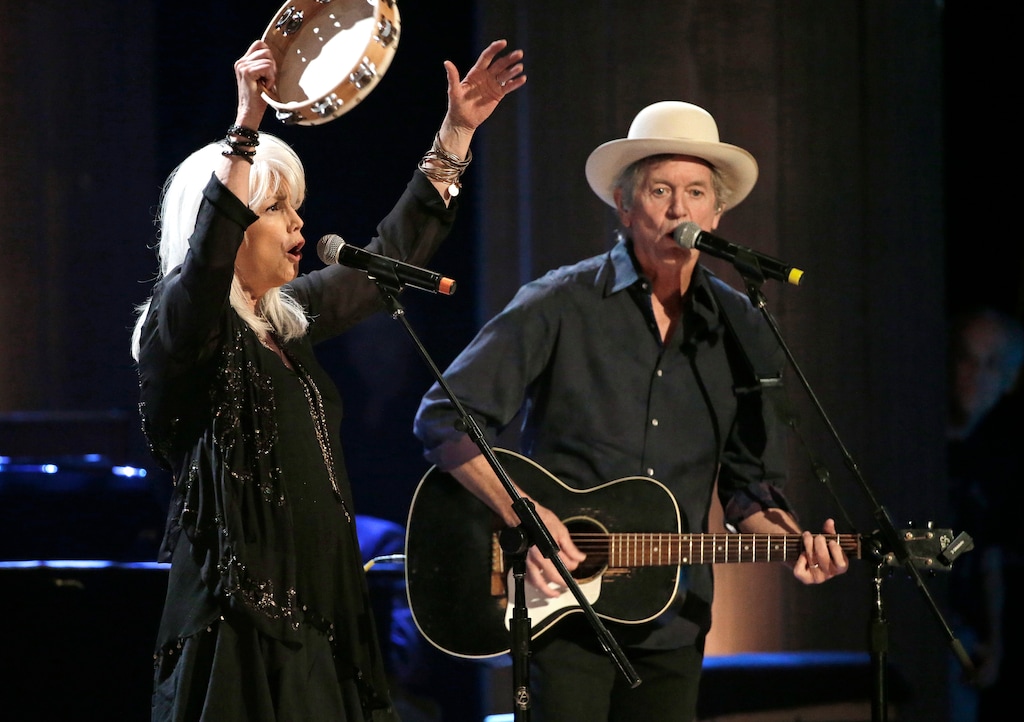 (Mark Zaleski | The Associated Press) Emmylou Harris and Rodney Crowell perform at the Americana Music Association Honors & Awards Show Wednesday, Sept. 21, 2016, in Nashville.
