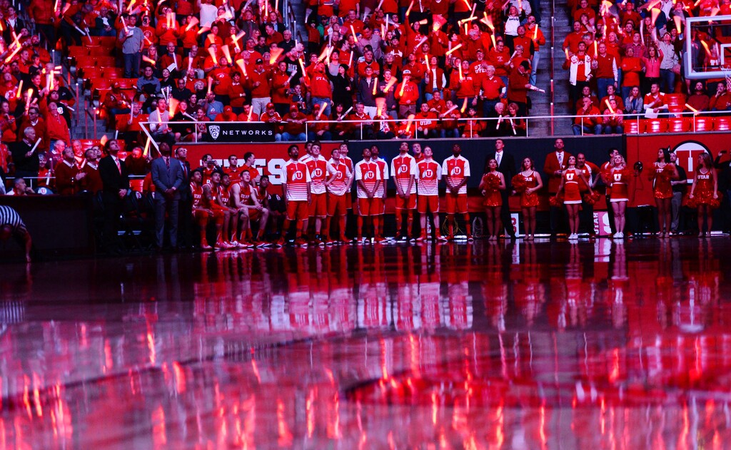 Tribune file photo
The Huntsman Center was to be one of the key facilities used by the NCAA for a college basketball academy scheduled to be held at the University of Utah this summer. Those plans have now been put on hold because of the COVID-19 pandemic.