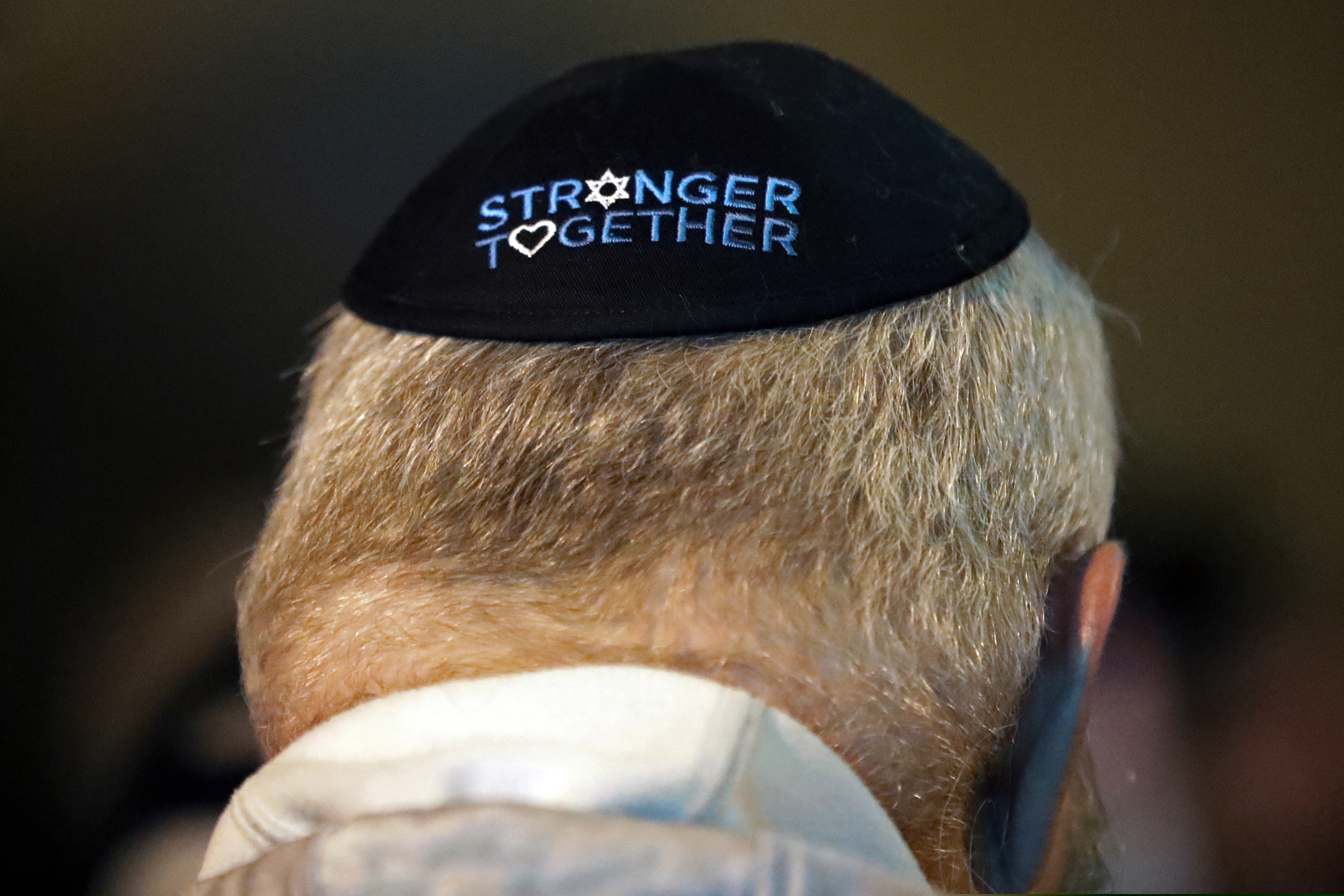 (Gene J. Puskar | AP file photo) A man takes part in a vigil outside the Tree of Life Synagogue in the Squirrel Hill neighborhood of Pittsburgh to honor the victims of the Saturday attack on a synagogue in California, Saturday April 27, 2019.