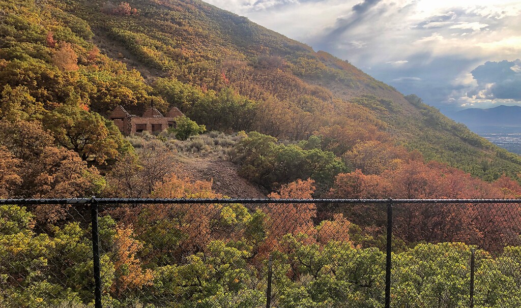 (Brian Maffly | The Salt Lake Tribune) The historic Quarry House is located inside Red Butte Garden’s fence in the Wasatch foothills above the University of Utah, Wednesday, Oct. 6, 2021. For nearly 30 years, the fence has enclosed 40 acres of national forest land, resulting in a bureaucratic mess that state officials hope to resolve through a complicated land exchange.