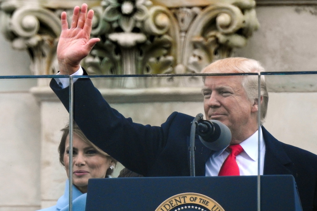Chris Detrick  |  The Salt Lake TribunePresident Trump delivers his inaugural address during the 58th Presidential Inauguration Ceremony at the U.S. Capitol Friday January 20, 2017. 
