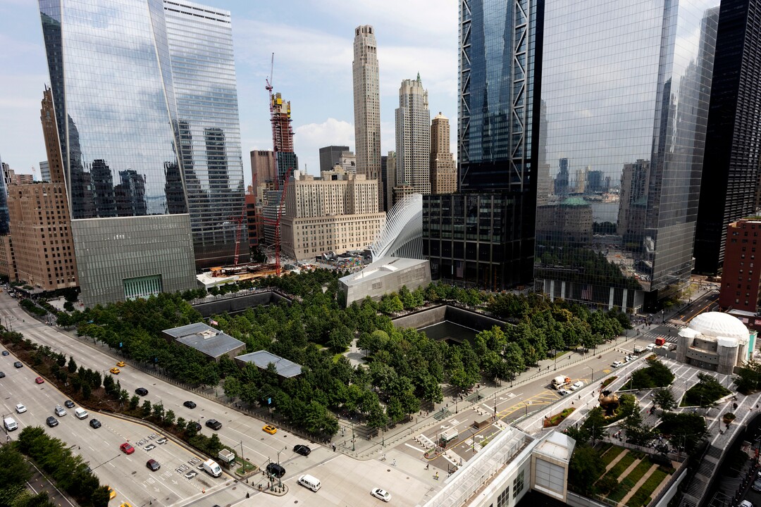 (Mark Lennihan | AP Photo) In this Sept. 9, 2019 photo, the World Trade Center is shown in New York. Wednesday, Sept. 11, 2019 marks the 18th anniversary of the terrorist attacks against the United States.