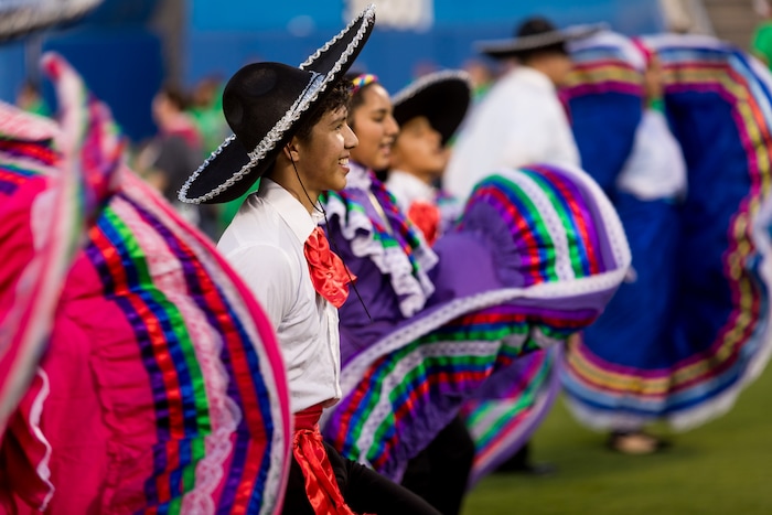 ( Courtesy photo | The Church of Jesus Christ of the Latter-day Saints) Thousands attended a cultural celebration for the completion of the Tucson Temple as some 2,100 young Latter-day Saints presented the history of the church in Arizona through son and dance at the Kino Veterans Memorial Stadium on Saturday, Aug. 12, 2017.
