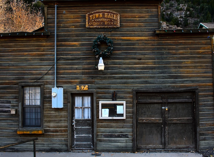 (Steve Griffin  |  The Salt Lake Tribune) Late-fall scenes in the Tooele County town of Ophir on Wednesday, Nov. 22, 2017.