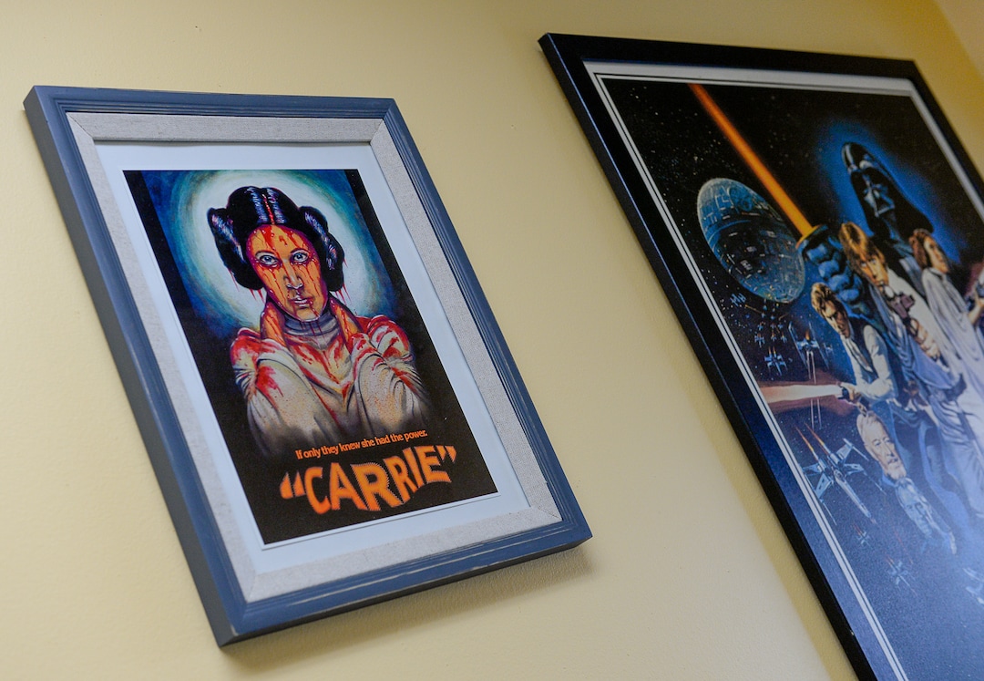 (Francisco Kjolseth  |  The Salt Lake Tribune)  The Twin Suns Cafe in Sugar House has a "Star Wars"  theme and showcases the memorabilia collected by chef and owner Daniel Cantu.