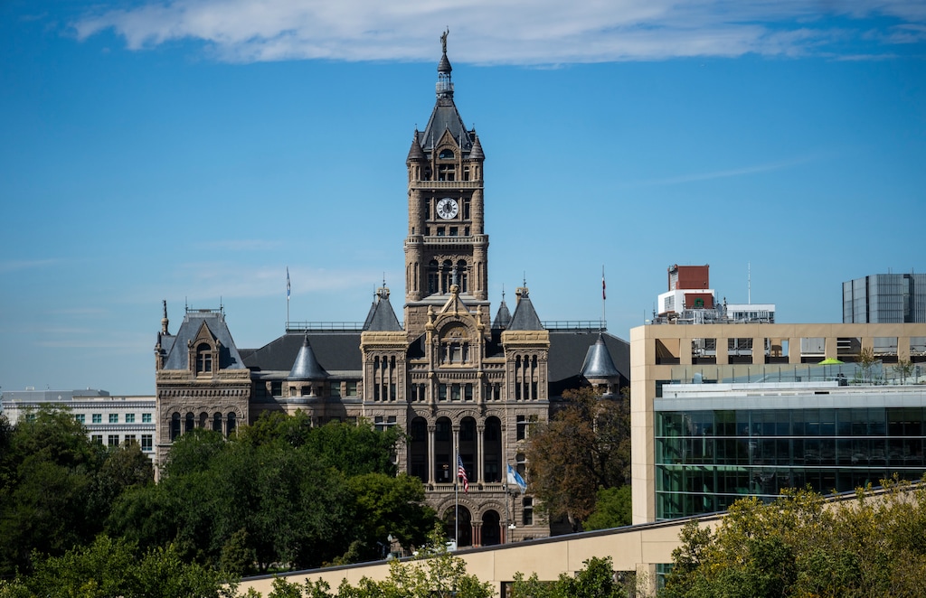 (Rick Egan | The Salt Lake Tribune) Salt Lake City Hall, on Monday, Sept. 21, 2026.