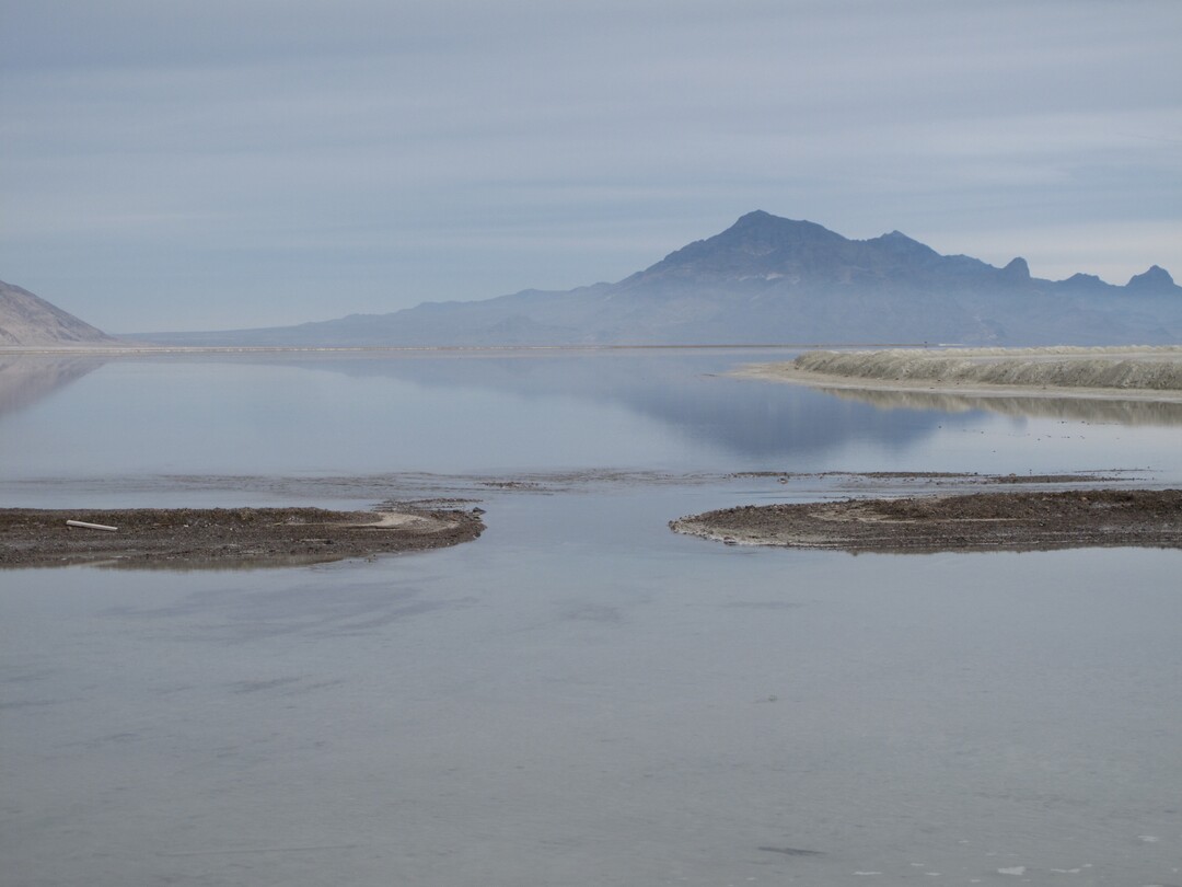 (Photo courtesy of the Bureau of Land Management) Every February brine is pumped from Intrepid Potash’s evaporative ponds near Wendover onto Utah’s Bonneville Salt Flats, pictured here in 2018. Under a proposed $50 million program, this pumping would be substantially increased in an effort to restore the thinning halite crust on the Salt Flats, which has become so depleted that speed racing may soon come to an end on the famous playa.