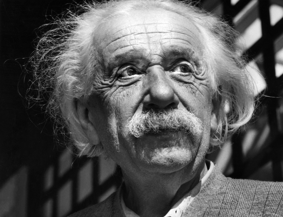 FILE - This June, 1954 file photo, shows physicist Albert Einstein in Princeton, N.J. Israel’s Hebrew University has obtained a “magnificent” collection of famed physicist Albert Einstein’s manuscripts, including computations and letters that reveal glimpses of the Nobel-winner’s personality. The university announced the acquisition Wednesday, March 6, 2019, ahead of Einstein’s 140th birthday. (AP Photo, File)