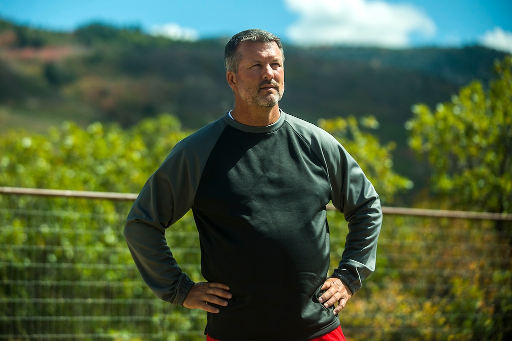 (Chris Detrick  |  The Salt Lake Tribune) Dave Peck poses for a portrait at his home in 2016. The longtime high school football coach has announced his retirement from Bingham High School.