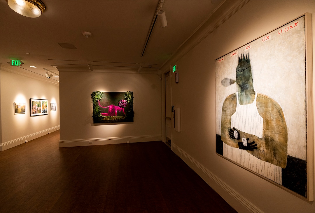 (Rick Egan | The Salt Lake Tribune) One of the galleries at Utah Valley University's new Museum of Art at Lakemount Manor in Orem, on Wednesday, May 10, 2023.