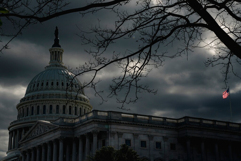 (Shuran Huang | The New York Times) The Capitol building in Washington, March 7, 2024.