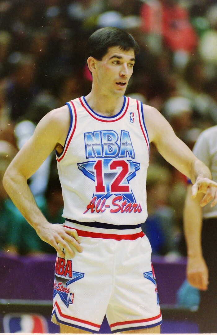 (Steve Griffin  | Tribune File Photo)  John Stockton, in the 1993 All Star Game at the Delta Center in Salt Lake City, Sunday, Feb. 21, 1993.