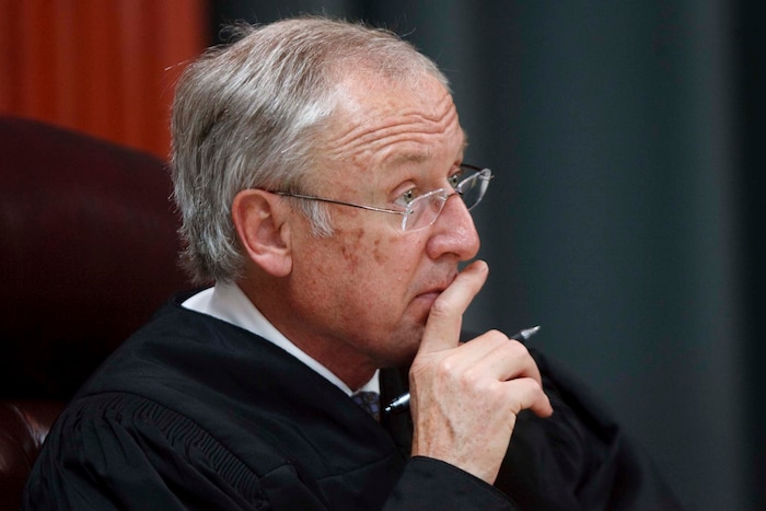 Trent Nelson  |  The Salt Lake Tribune

Utah Supreme Court Justice Ronald E. Nehring hears arguments in this undated photo. Nehring was a justice on the Utah Supreme Court from 2003 to 2014 and was one of the few who served without being a member of The Church of Jesus Christ of Latter-day Saints. Nehring died May 24, 2019, of complications from radiation treatments. He was 71.