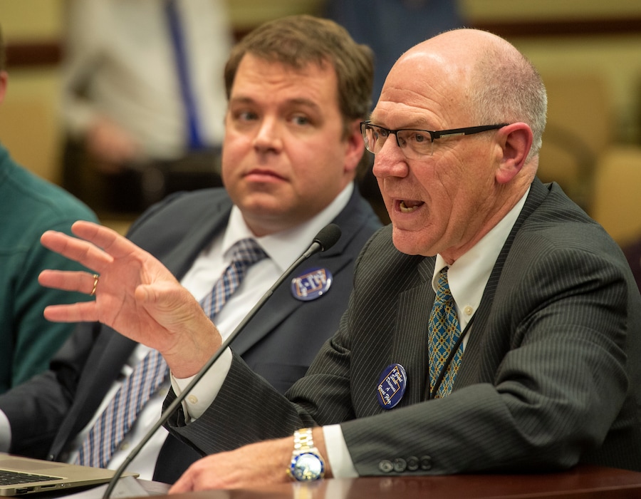(Rick Egan  |  The Salt Lake Tribune) Rep. Steve Handy, pictured in February 2019, introduced a bill in the 2021 session that would allow Utahns to access online court records for a minimal fee. This would help people vet dating app users before meeting in person, supporters say.