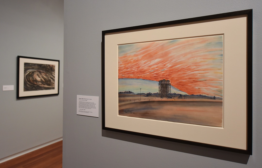 (Francisco Kjolseth  |  The Salt Lake Tribune)   The Utah Museum of Fine Art hosts "Chiura Obata: An American Modern," major touring retrospective of Japanese-American artist (1885-1975), whose work captured Western landscapes and his time at the Topaz War Relocation Center (internment camp) during World War II. Exhibit opens Friday, May 25.