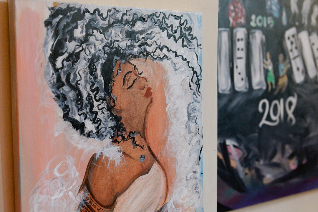 (Francisco Kjolseth  |  The Salt Lake Tribune)  The Pasifika Enriching Arts of Utah presents their 6th annual art exhibit at the Clubhouse, 850 E. South Temple on Saturday, Aug. 25, 2018, as part of Utah Pacific Islander Heritage Month to preserve culture and heritage through all types of mediums and disciplines.