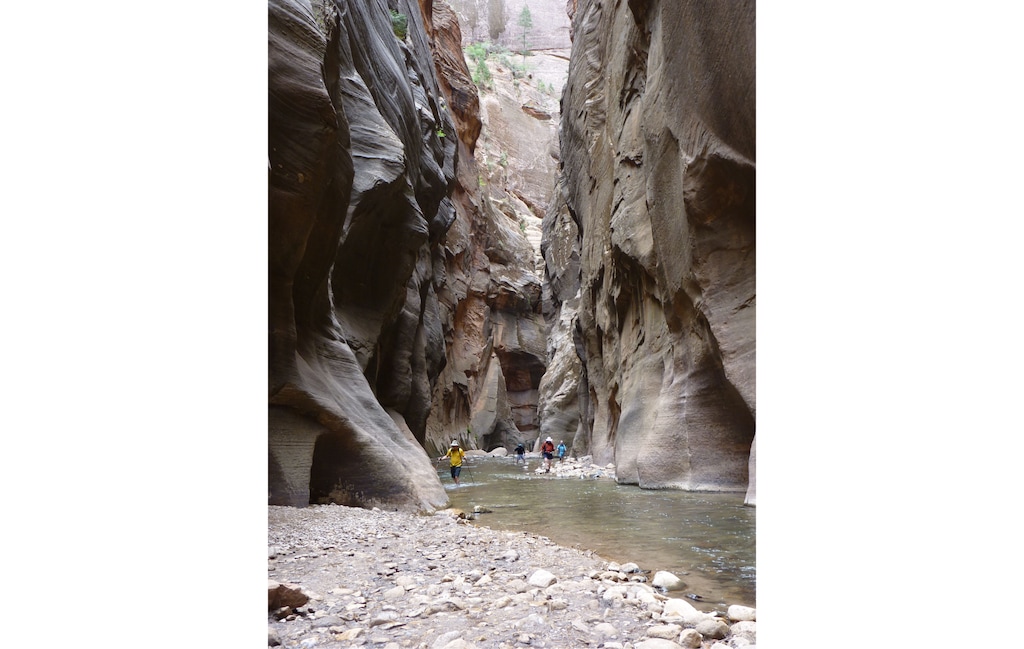 (Marc Neidig | NPS) Zion Outfitter rents gear to visitors to Zion National Park who want to hike The Narrows. The outfitter's owner was charged Tuesday with tax evasion.