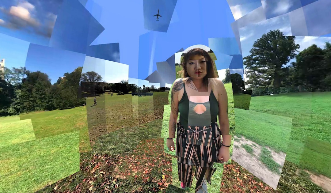 (Image courtesy of Sundance Institute) Candice Lee appears in "Flowers & a Switchblade," a VR work by Nic Koller, and Weston Morgan, an official selection of the New Frontier Exhibitions program at the 2020 Sundance Film Festival.