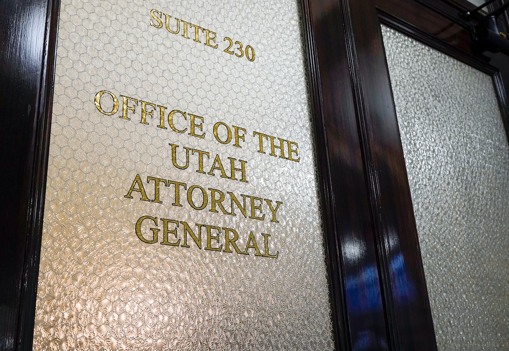 (Chris Samuels | The Salt Lake Tribune) The office of the Utah Attorney General at the Capitol, Wednesday, Nov. 15, 2023. Attorney General Sean Reyes' office contenders Reyes' calendar should be made available to Utahns.