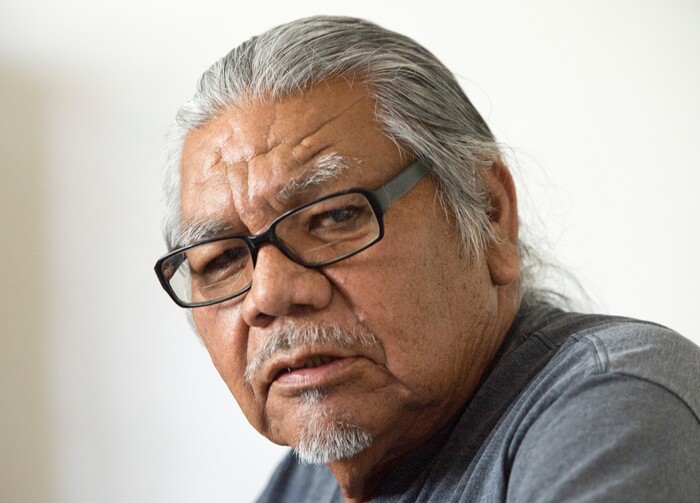 (Rick Egan  |  Tribune File Photo)  Phil Pikyavit, chairman of the Kanosh Band, Paiute Indian Tribe of Utah, at his home in Kanosh,  Wednesday, May 6, 2015.
