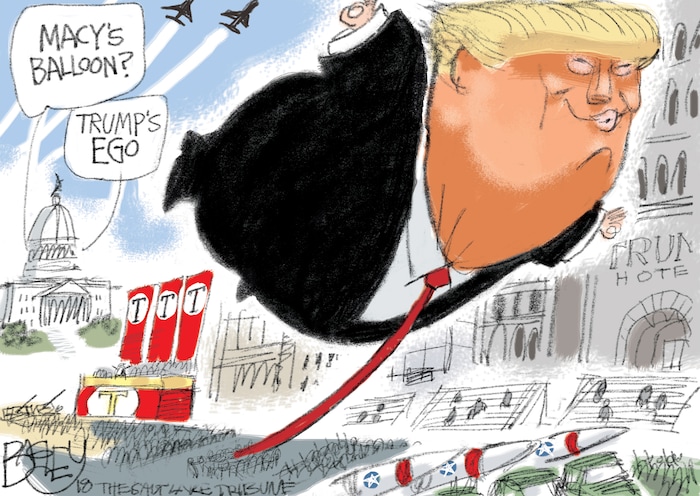 This Pat Bagley cartoon appears in The Salt Lake Tribune on Feb. 8, 2018.