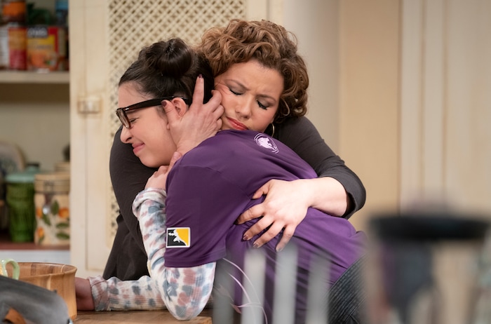 (Photo courtesy of Nicole Wilder/Pop TV) Isabella Gomez as Elena and Justina Machado as Penelope in “One Day at a Time.”
