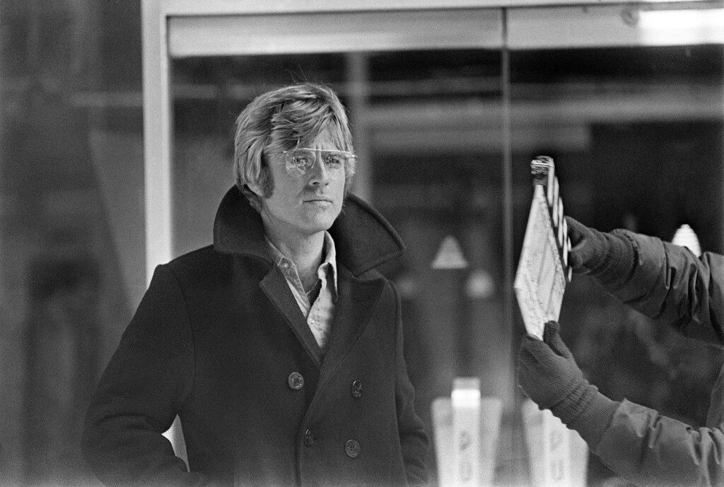 (Neal Boenzi | The New York Times) Robert Redford during filming of "Three Days of the Condor."