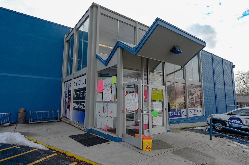 (Francisco Kjolseth | The Salt Lake Tribune) One week after the announcement of a new winter overflow homeless shelter, the Sugar House Temporary Shelter will open for the first time on Thursday, Jan. 23, 2020. Following an intensive effort by Salt Lake City, Salt Lake County, the Department of Workforce Services, Shelter the Homeless and numerous other partners, the site of the old Deseret Industries building at 2234 S. Highland Drive will be open at night through April 15.