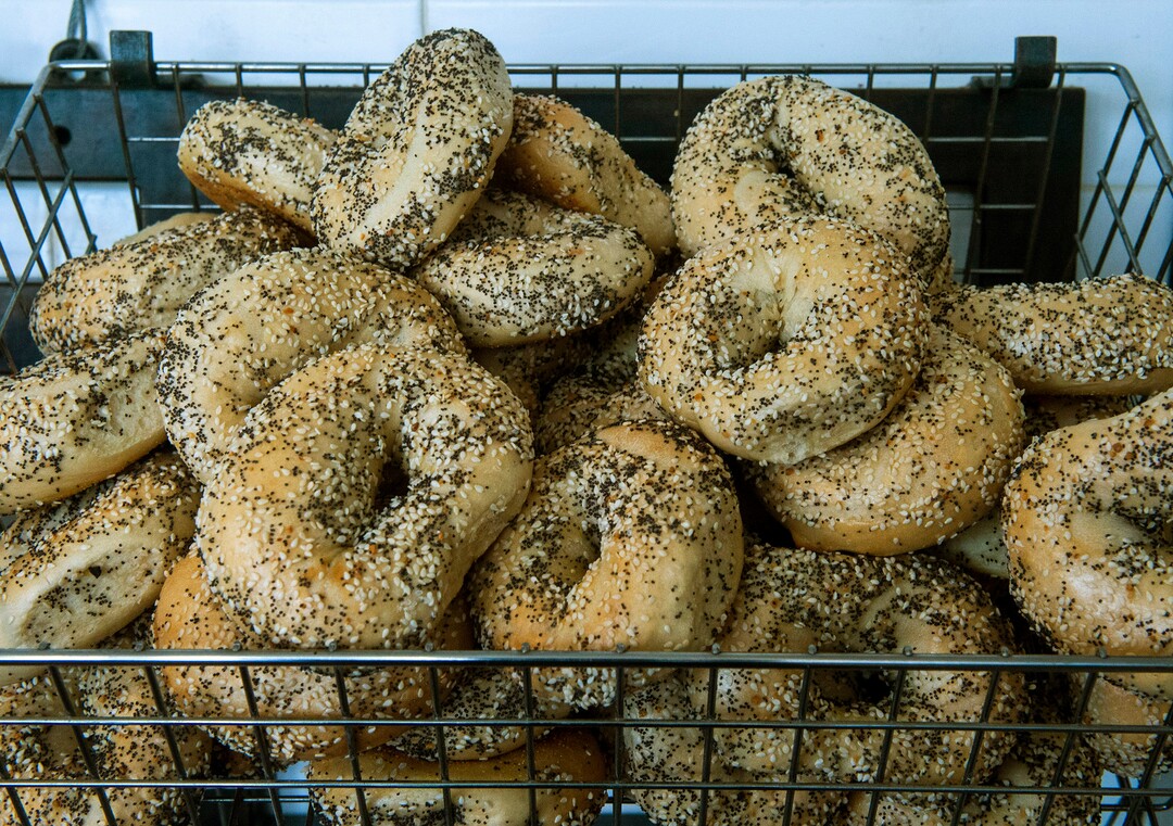 (Rick Egan | The Salt Lake Tribune) The Everything bagels are one of the best sellers at The Bagel Project, on Tuesday, Jan. 26, 2021.