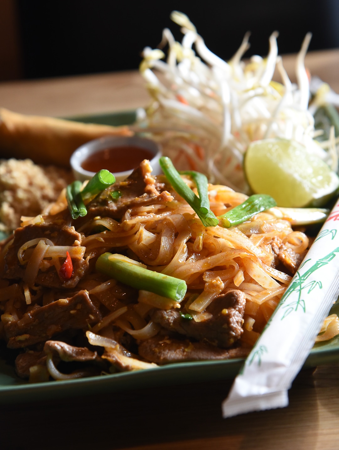 (Francisco Kjolseth  |  The Salt Lake Tribune)  Pad Thai at Thai So Good, a new restaurant in Park City at 1764 Uinta Way, Unit D-1, at Kimball Junction is a place people can try before (or after) the Sundance Film Festival.