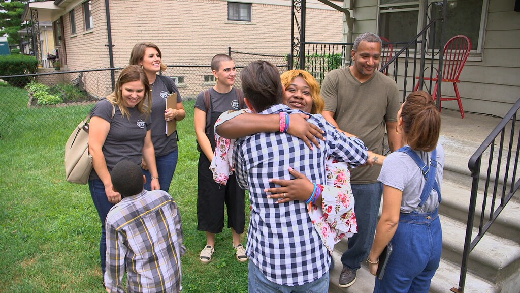 (Photo courtesy of BYUtv) BYUtv's good-hearted home makeover series "Welcome Home" is nominated for a Daytime Emmy Award.