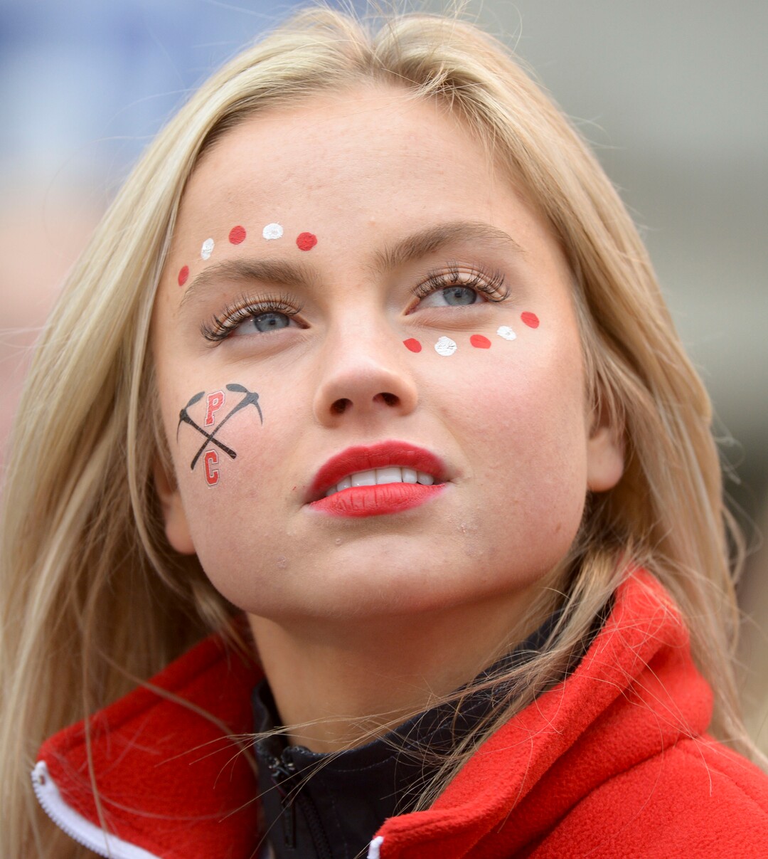 (Leah Hogsten  |  The Salt Lake Tribune) Park City reacts to play in the second half. Sky View High School defeated Park City 35-0 to win the 4A State Championship football title, Nov. 11, 2019 at Rice-Eccles Stadium.