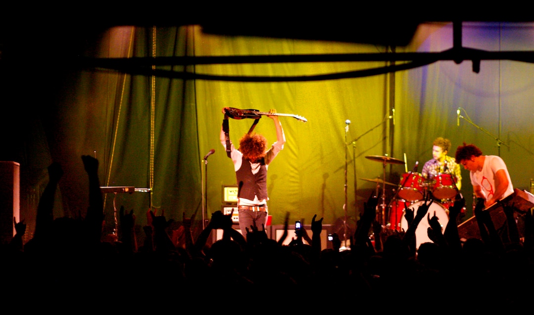 (Chris Detrick | The Salt Lake Tribune) Wolfmother performs at In the Venue Tuesday,  April 17, 2007. The band consists of Andrew Stockdale (vocals/guitar), Chris Ross (bass/keyboard/organ/synthesizer) and Myles Heskett (drums/percussion).
