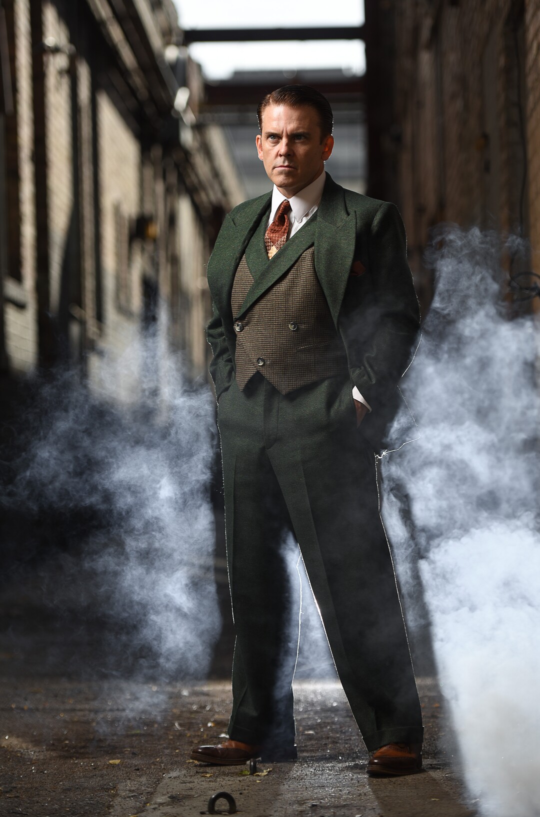 (Francisco Kjolseth | The Salt Lake Tribune)  Robert Creighton, an actor who is the writer, composer and star of "Cagney: The Musical," opening Sept. 20 at the Pioneer Theatre, where it is being groomed for a possible run on Broadway.