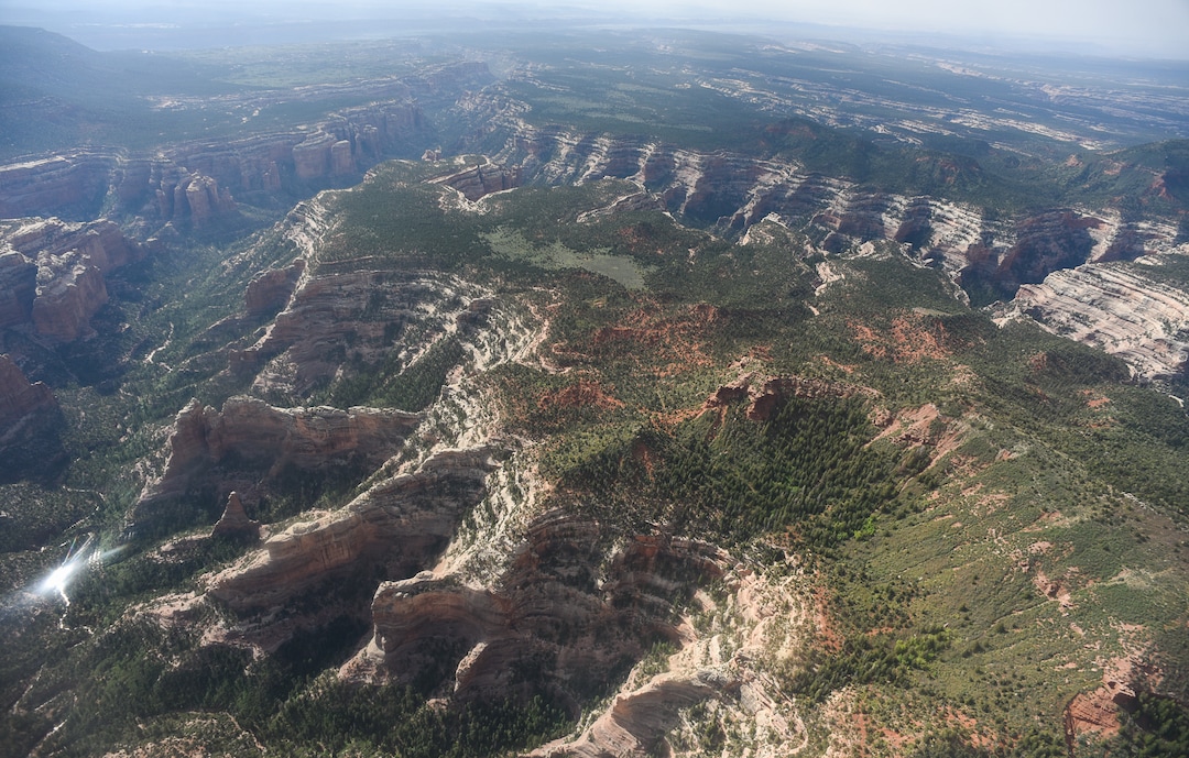 Francisco Kjolseth | The Salt Lake TribuneParts of Arch Canyon within Bears Ears National Monument reveal the vast landscape of the 1.35 million acres in southeastern Utah protected by President Barack Obama on Dec. 28, 2016. Utah Republicans in Congress are advocating for Trump to jettison UtahÕs national monument designation. 