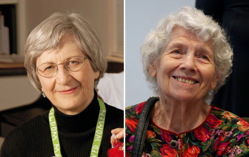 (The Salt Lake Tribune) Laurel Thatcher Ulrich, left, and Claudia Bushman stand out today as trailblazers for Latter-day Saint feminists.