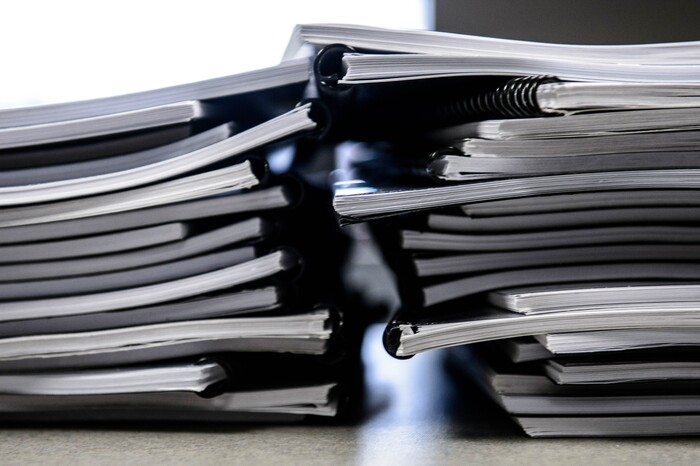 (Trent Nelson | The Salt Lake Tribune) Signed tax referendum petitions at the Salt Lake County Clerk's Office in Salt Lake City on Tuesday, Jan. 21, 2020.